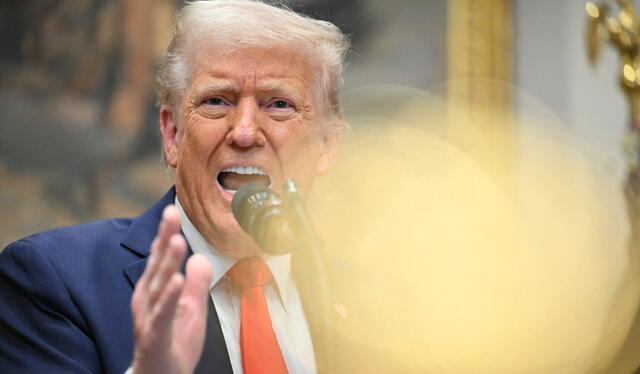  Trump presentará discurso ante el Congreso frente a agentes fronterizos que han sufrido ataques por parte de los cárteles . Foto: AFP   