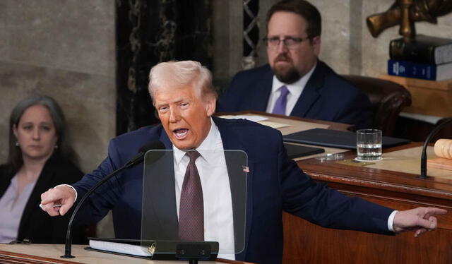 Trump expresó que quería terminar la guerra entre Rusia y Ucrania en su discurso ante el Congreso. Foto: AFP Trump expresó que quería terminar la guerra entre Rusia y Ucrania en su discurso ante el Congreso. Foto: AFP