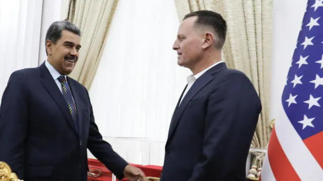 Maduro recibió a Richard Grenell, enviado especial de Trump, para tratar las deportaciones. Foto: France 24. Maduro recibió a Richard Grenell, enviado especial de Trump, para tratar las deportaciones. Foto: France 24.