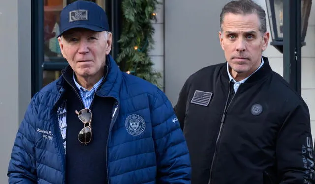 Biden indultó a su hijo Hunter, condenado por delitos vinculados con fraude fiscal y posesión ilegal de armas. Foto: France 24. Biden indultó a su hijo Hunter, condenado por delitos vinculados con fraude fiscal y posesión ilegal de armas. Foto: France 24.