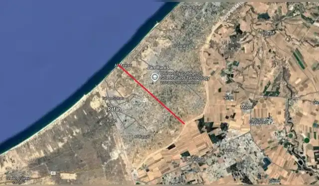  El objetivo de la construcción del corredor de Morag es controlar el sur de la Franja de Gaza. Foto: Enlace Judío.   