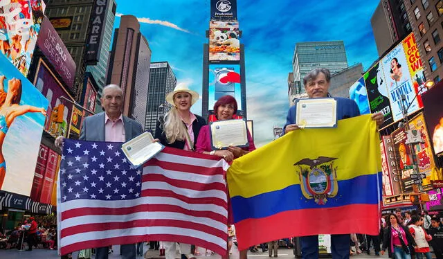  Nueva York supera a FLorida y California como el estado con mayor cantidad de inmigrantes ecuatorianos en EEUU. Foto: Composición LR/Impacto Latino/National Geographic   