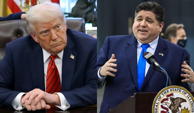 El gobernador de illinois no dudó en criticar abiertamente a Donald Trump por todas sus políticas que califica como contrarias a los intereses de Estados Unidos. Foto: Britanniaca/AFP El gobernador de illinois no dudó en criticar abiertamente a Donald Trump por todas sus políticas que califica como contrarias a los intereses de Estados Unidos. Foto: Britanniaca/AFP