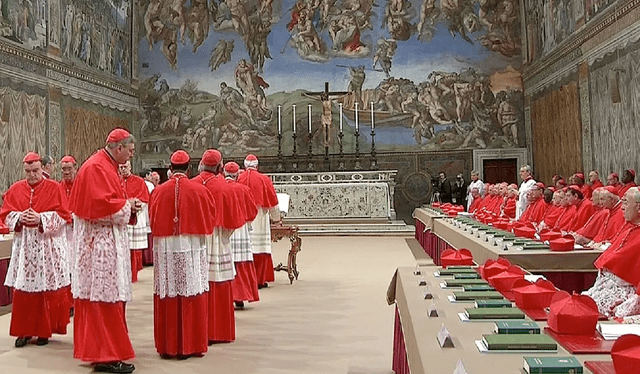 En la Santa Sede los cardenales definen quién ocupará el cargo como líder de la Iglesia Católica. Foto: AFP En la Santa Sede los cardenales definen quién ocupará el cargo como líder de la Iglesia Católica. Foto: AFP