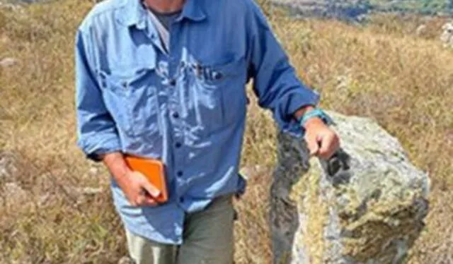 Arqueólogo Jason Toohey, asociado de la Universidad de Wyoming en Estados Unidos, descubrió construcción ancestral en Perú. Foto: Andina Arqueólogo Jason Toohey, asociado de la Universidad de Wyoming en Estados Unidos, descubrió construcción ancestral en Perú. Foto: Andina