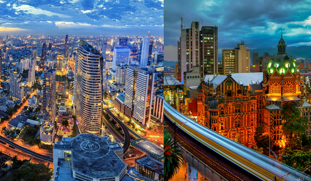 Bangkok y Medellín completan el podio de las mejores ciudades gastronómicas del mundo. Foto: Composición LR/ Semana Bangkok y Medellín completan el podio de las mejores ciudades gastronómicas del mundo. Foto: Composición LR/ Semana