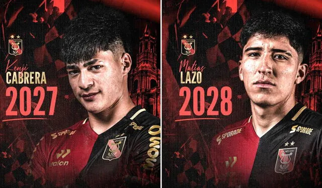Con su renovación, Melgar podría asegurar una buena recaudación en caso venda a Cabrera y Lazo al extranjero. Foto: composición LR/Melgar Con su renovación, Melgar podría asegurar una buena recaudación en caso venda a Cabrera y Lazo al extranjero. Foto: composición LR/Melgar