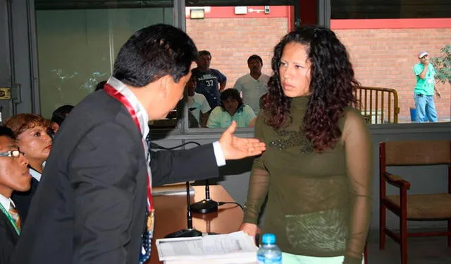 Isabel Tello durante la audiencia en el Poder Judicial que la sentenció a cadena perpetua por la muerte de su hija, Pierina Nicole. Foto: Poder Judicial Isabel Tello durante la audiencia en el Poder Judicial que la sentenció a cadena perpetua por la muerte de su hija, Pierina Nicole. Foto: Poder Judicial