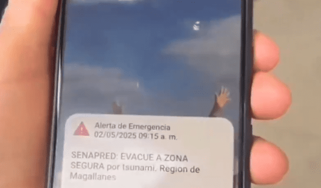 Los mensajes de textos y el aplicativo emitió este comunicado luego del sismo. Foto: captura X Los mensajes de textos y el aplicativo emitió este comunicado luego del sismo. Foto: captura X