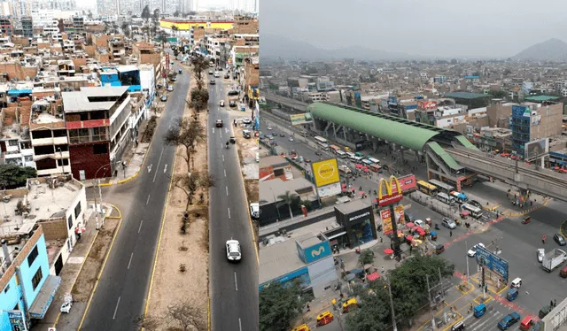  Comas y San Juan de Lurigancho figuran como los distritos más vulnerables en caso de un terremoto en Lima. Foto: Composición LR/ Andina   