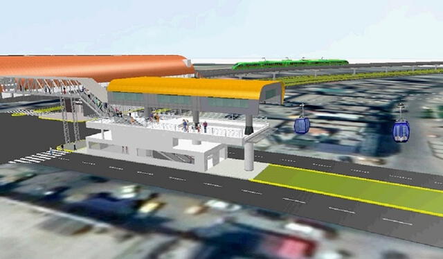 Así sería una estación del teleférico en San Juan de Lurigancho. Así sería una estación del teleférico en San Juan de Lurigancho.