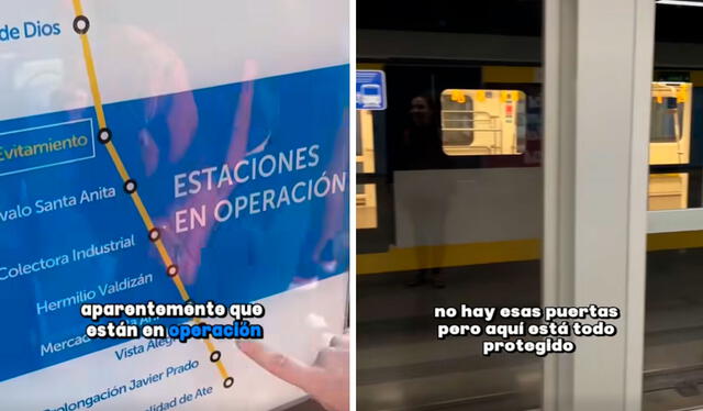  La extranjera no podía creer que Lima tenía uno de los trenes mejor implementados, aún en construcción. Foto: composición LR/ Facebook / Véronique Angers fanpage   