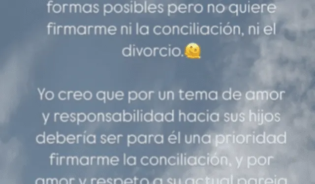  Historia de instagram de Johana Cubillas. Foto: Johana Cubillas/Instagram    