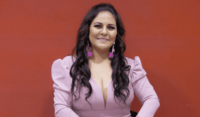 A pesar de los desafíos, Dina Páucar se siente agradecida por el apoyo que ha recibido a lo largo de su trayectoria musical. Foto: Kelly Vélez/La República   