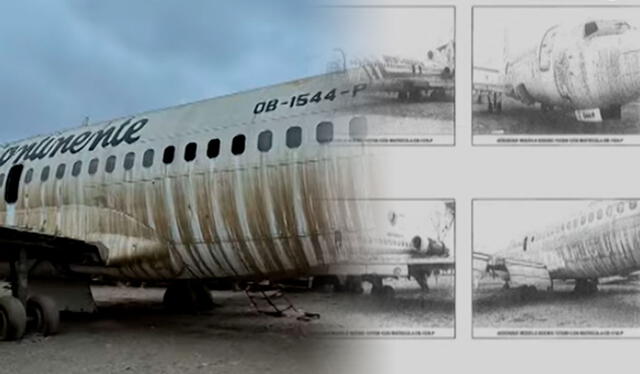 Las 13 naves que tuvieron un valor de 1.000 millones de dólares se encuentran en total abandono en la base de la Fuerza Aérea del Perú en el Callao. Foto: composición LR/ YouTube/ El Foco TV Las 13 naves que tuvieron un valor de 1.000 millones de dólares se encuentran en total abandono en la base de la Fuerza Aérea del Perú en el Callao. Foto: composición LR/ YouTube/ El Foco TV