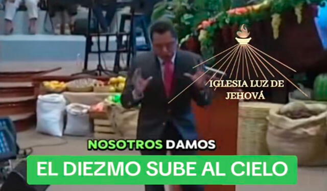 Según el pastor evangélico, “hay maldición sobre las personas que no ofrenda: pueden hasta morir”. Foto: TikTok/ @iglesialuzdejehova2 Según el pastor evangélico, “hay maldición sobre las personas que no ofrenda: pueden hasta morir”. Foto: TikTok/ @iglesialuzdejehova2