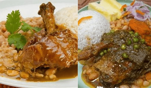 El seco se acompaña generalmente con arroz y frijoles, aunque también puede incluir yuca o plátano frito. Foto: difusión El seco se acompaña generalmente con arroz y frijoles, aunque también puede incluir yuca o plátano frito. Foto: difusión