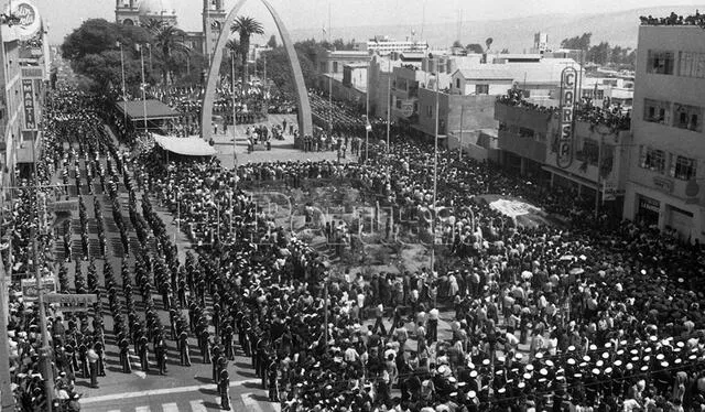Tacna, tras celebrarse el plebiscito de 1929. Foto: Andina Tacna, tras celebrarse el plebiscito de 1929. Foto: Andina