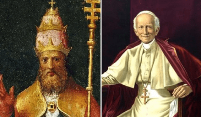  El nombre León ha sido utilizado por varios papas a lo largo de la historia, siendo uno de los más emblemáticos León XIII. Foto: composición LR   