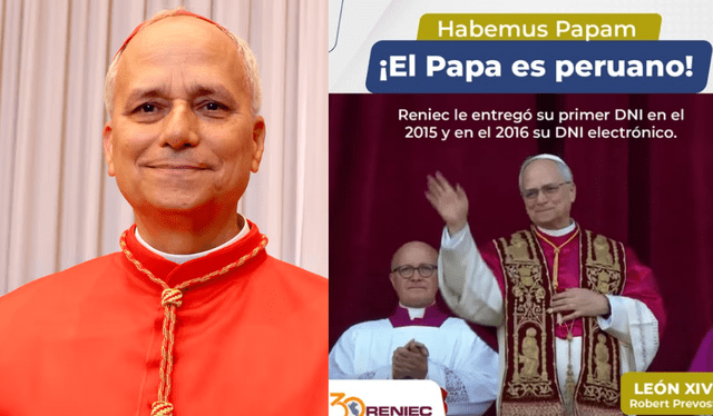La Reniec saludó afectuosamente al nuevo papa, León XIV y recordó que posee DNI peruano. Foto: Composición LR/ Diario As/ Reniec La Reniec saludó afectuosamente al nuevo papa, León XIV y recordó que posee DNI peruano. Foto: Composición LR/ Diario As/ Reniec