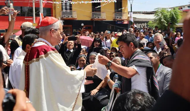 “Mi querida Diócesis”, dijo en español, en su primer discurso como Papa. Foto: Iglesia Chiclayo. “Mi querida Diócesis”, dijo en español, en su primer discurso como Papa. Foto: Iglesia Chiclayo.