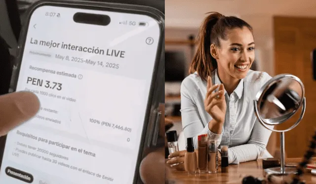 TikTok pagar en Perú S/3,73 por cada 1.000 vistas en un video. Foto: Composición LR/ Freepik/ Capturaelboseylapaccsi TikTok pagar en Perú S/3,73 por cada 1.000 vistas en un video. Foto: Composición LR/ Freepik/ Capturaelboseylapaccsi