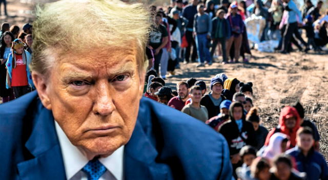  Trump lanzó duro mensaje sobre los migrantes ilegales en Estados Unidos.   