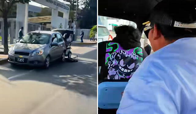 Dueña del auto enfrentó a los streamers en plena transmisión. Foto: TikTok Dueña del auto enfrentó a los streamers en plena transmisión. Foto: TikTok