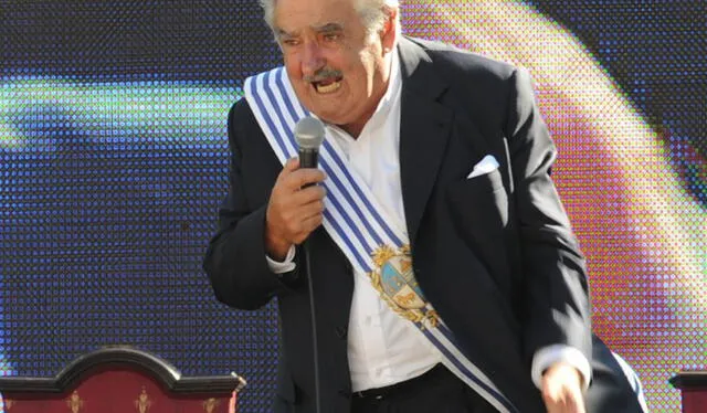 Pepe Mujica dando un discurso cuando era presidente Foto: El país Pepe Mujica dando un discurso cuando era presidente Foto: El país