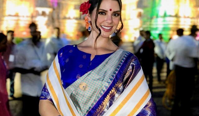 Staisy Huamansisa visitó el Templo de Narasimha Swami. Foto: Facebook/Ernesto Tito Staisy Huamansisa visitó el Templo de Narasimha Swami. Foto: Facebook/Ernesto Tito