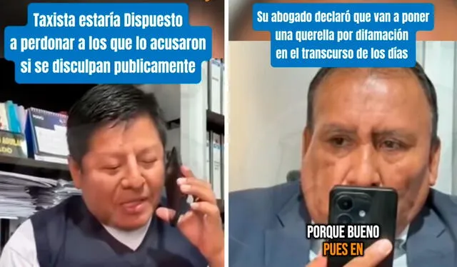 El abogado aseguró que presentarían una querella contra el denunciante y contra aquellas personas responsables de la difamación. Foto: composición LR/ Radio Uno El abogado aseguró que presentarían una querella contra el denunciante y contra aquellas personas responsables de la difamación. Foto: composición LR/ Radio Uno