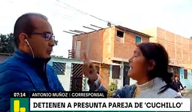 La madre de Liliana Pizan Chirado negó que su hija esté involucrada en el caso de alias ‘Cuchillo’. Foto: Latina Noticias La madre de Liliana Pizan Chirado negó que su hija esté involucrada en el caso de alias ‘Cuchillo’. Foto: Latina Noticias