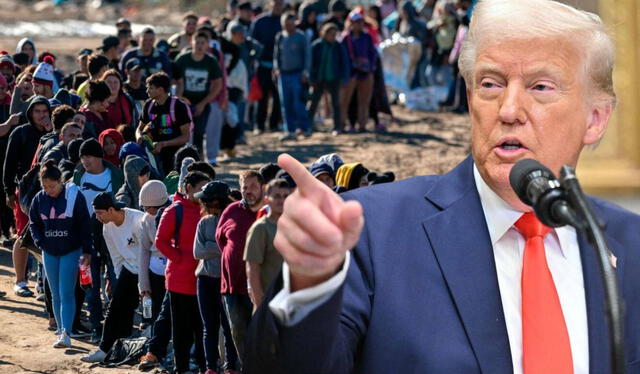 Donald Trump podría invocar la Ley de Insurrección de 1807 para desplegar tropas federales en la frontera sur de EE.UU., intensificando su política migratoria. Foto: composición LR Donald Trump podría invocar la Ley de Insurrección de 1807 para desplegar tropas federales en la frontera sur de EE.UU., intensificando su política migratoria. Foto: composición LR