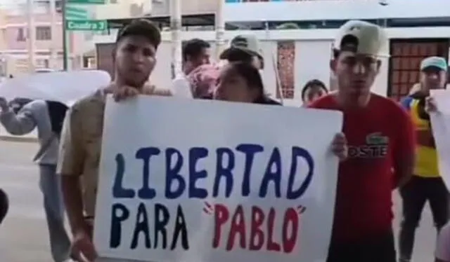 Familiares de Pablor, acusado de matar a Gaston Medina, claman inocencia y exigen justicia.    