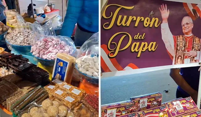 Usuarios en redes sociales se sorprendieron al encontrar un nuevo turrón, el del papa León XIV. Foto: composición LR/ TikTok / @escuelatour Usuarios en redes sociales se sorprendieron al encontrar un nuevo turrón, el del papa León XIV. Foto: composición LR/ TikTok / @escuelatour