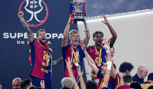 El FC Barcelona se alzó con la última edición de la Supercopa de España. Foto: El País El FC Barcelona se alzó con la última edición de la Supercopa de España. Foto: El País