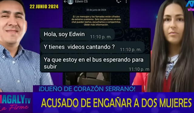 Aida Rojas, conocida como 'Reyna Colibrí', filtró conversaciones privadas que demuestran su relación con el músico mientras este mantenía su vínculo con la cantante Ana Lucía Urbina. Foto: Magaly TV la firme Aida Rojas, conocida como 'Reyna Colibrí', filtró conversaciones privadas que demuestran su relación con el músico mientras este mantenía su vínculo con la cantante Ana Lucía Urbina. Foto: Magaly TV la firme