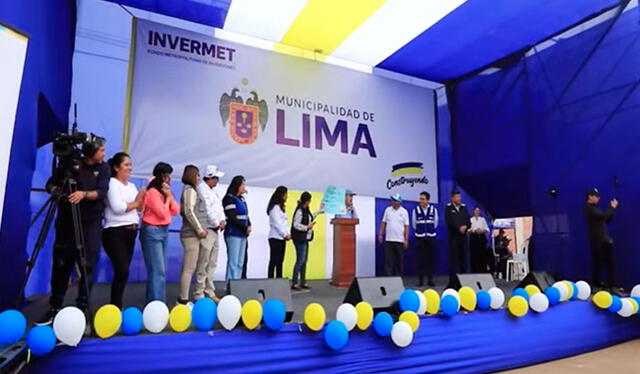 El alcalde de Lima, Rafael López Aliaga, llegó hasta Punta Negra para inaugurar el parque Cap. FAP Rudy Echegaray. Foto: YouTube El alcalde de Lima, Rafael López Aliaga, llegó hasta Punta Negra para inaugurar el parque Cap. FAP Rudy Echegaray. Foto: YouTube