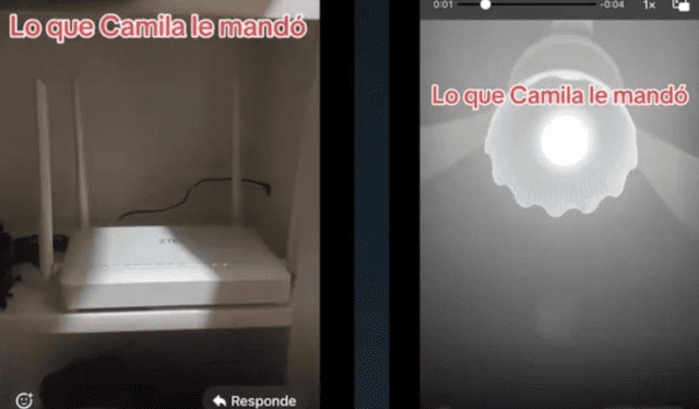 Esto fue lo que envió la joven al técnico Foto: Captura de Tik Tok Esto fue lo que envió la joven al técnico Foto: Captura de Tik Tok