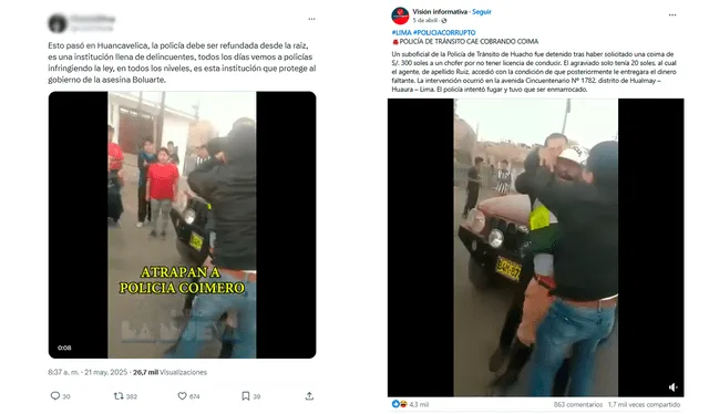 <em> Publicaciones desinformativas por las redes sociales de X y Facebook. Foto: capturas de pantalla</em>. <em> Publicaciones desinformativas por las redes sociales de X y Facebook. Foto: capturas de pantalla</em>.