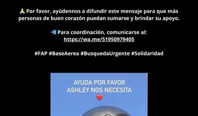 Familia de Ashley solicita ayuda para encontrarla. Familia de Ashley solicita ayuda para encontrarla.