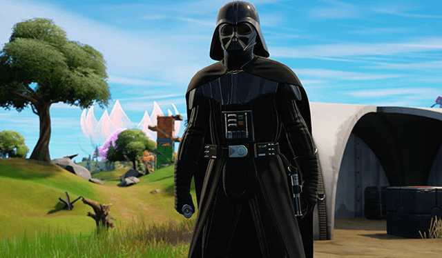 Darth Veder en videojuego. Foto: Fortnite Darth Veder en videojuego. Foto: Fortnite