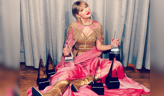 Taylor Swift ha ganado cerca de 40 premios en esta gala. Foto: @TaylorSwift / Instagram Taylor Swift ha ganado cerca de 40 premios en esta gala. Foto: @TaylorSwift / Instagram