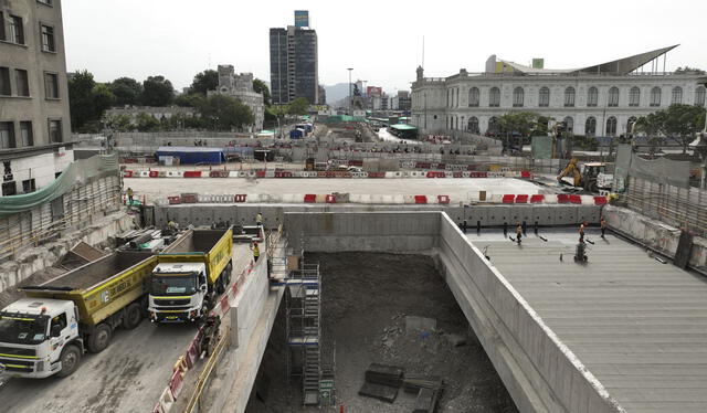Las obras de la Estación Central tienen un avance superior al 60%. Las obras de la Estación Central tienen un avance superior al 60%.