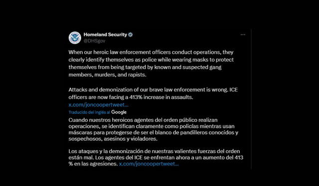 El DHS confirma los motivos por los que agentes del ICE usarán máscaras durante las redadas del ICE contra inmigrantes. El DHS confirma los motivos por los que agentes del ICE usarán máscaras durante las redadas del ICE contra inmigrantes.