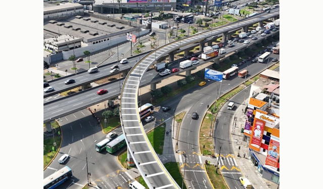 La av. Angélica Gamarra en la actualidad. Foto: Andina La av. Angélica Gamarra en la actualidad. Foto: Andina