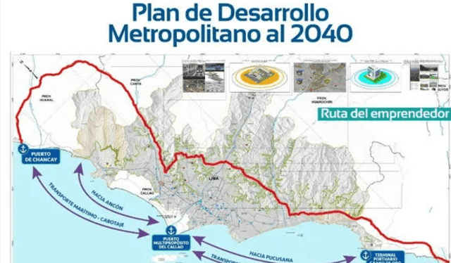  La proyección de la Vía de los Emprendedores. Foto: Asociacion Peruana de Agentes Maritimos   