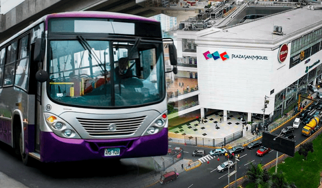 Corredor Morado podría llegar a Plaza San Miguel. Corredor Morado podría llegar a Plaza San Miguel.