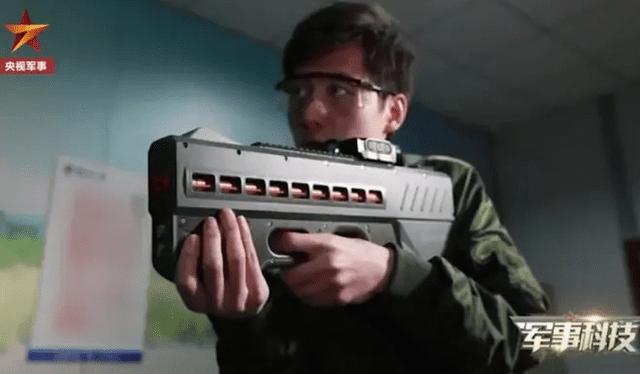 El arma china está siendo probada. Foto: Captura