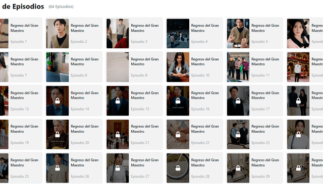 'El regreso del gran maestro' cuenta con 12 capítulos gratuitos en DramaBox. Foto: captura/DramaBox   